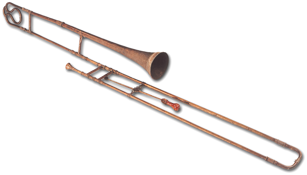 Photograph of a sackbut.