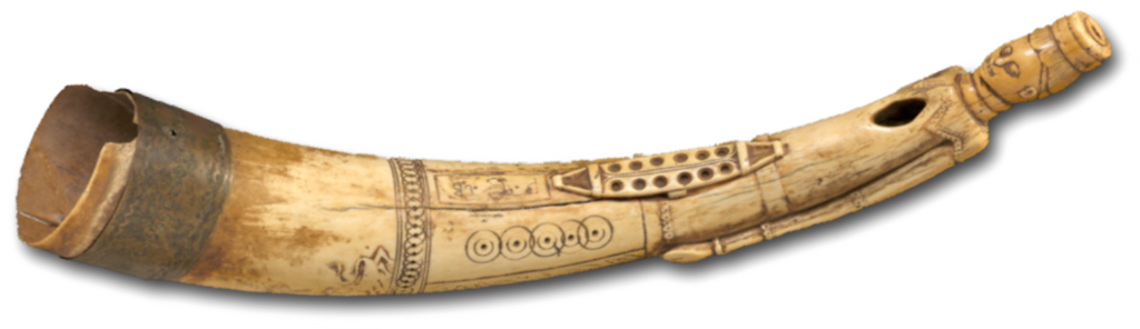 Photograph of a Side-Blown Ivory Trumpet (ca. 1896-1910 CE)